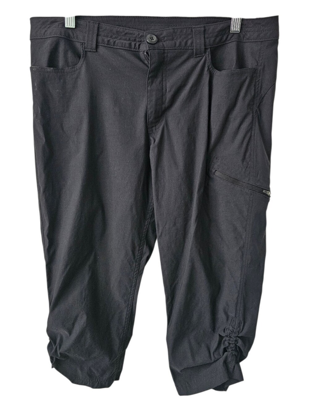 Eddie Bauer Black Capri Hiking Pants Size 14